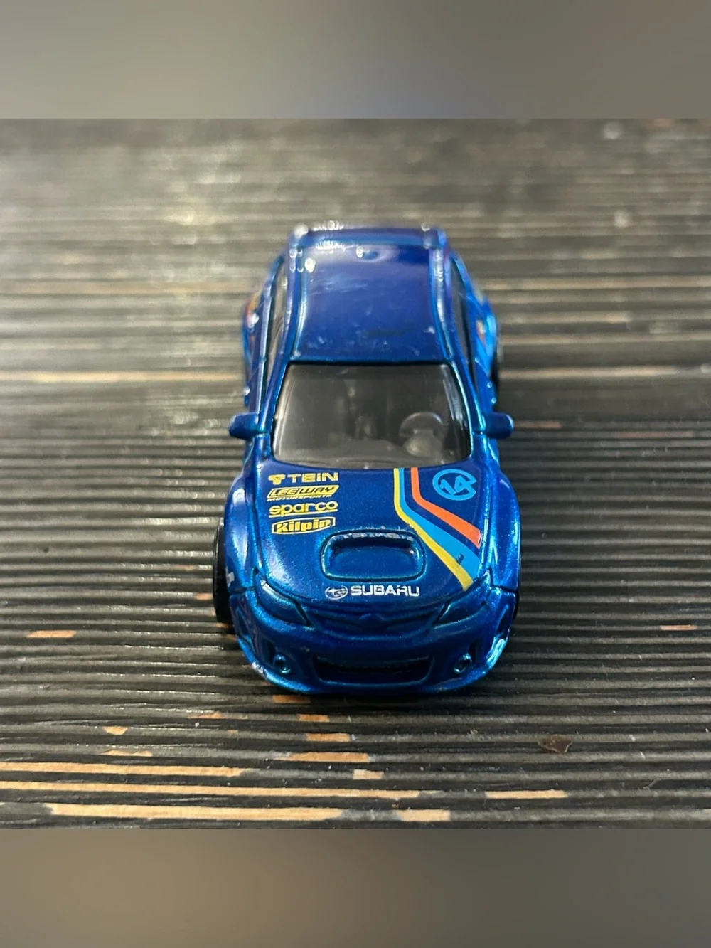 2011 Hotwheels Subaru WRX-STI Made In Malaysia Mattel